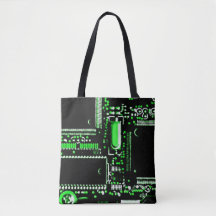 Circuit Green 2 over canvas tas