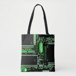 Circuit Green 2 over canvas tas