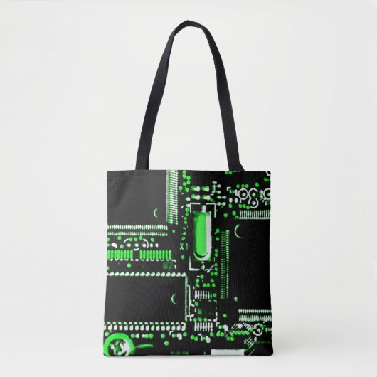 Circuit Green 2 over canvas tas (Voorkant)