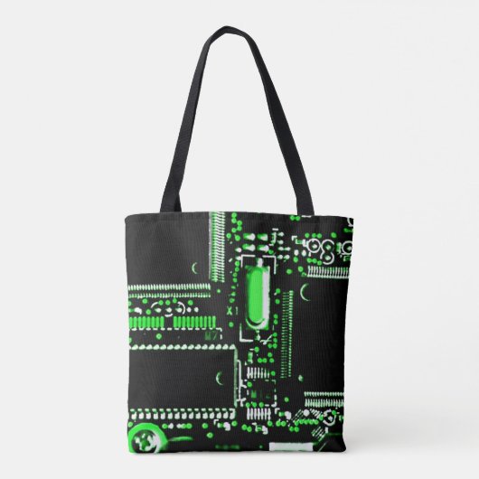 Circuit Green 2 over canvas tas (Achterkant)
