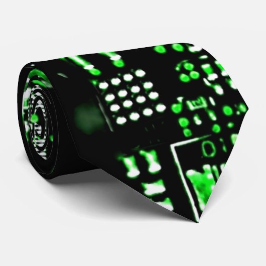 Circuit Green 2 stropdas dubbelzijdig (Opgerold)