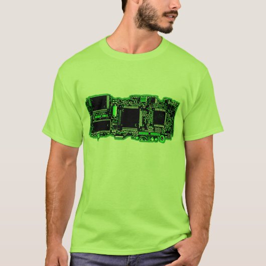 Circuit Green 2 t-shirt green (Voorkant)