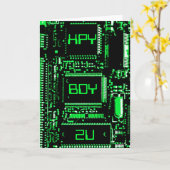 Circuit Green 'HPY BDY 2U' verjaardagskaart Kaart (Gele Bloem)