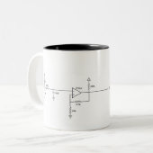 circuit, hart, IMarkman hoorzittingen Tweekleurige Koffiemok (Voorkant links)