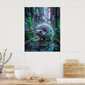 Circuit Hedgehog Laantje Tuin Poster (Keuken)