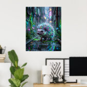 Circuit Hedgehog Laantje Tuin Poster (Thuiskantoor)