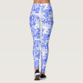 Circuit-Leggings (cyaan) Leggings (Achterkant)