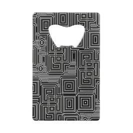 Circuit Maze Bottle Opener Creditkaart Flessenopener