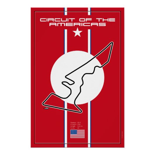 Circuit of the Americas Perfect Poster (Voorkant)
