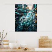 Circuit Otter Harbor Stream Poster (Keuken)