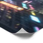 Circuit Raven Neon Toren Poster (Hoek)