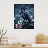 Circuit Raven Neon Toren Poster (Keuken)