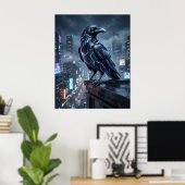 Circuit Raven Neon Toren Poster (Thuiskantoor)