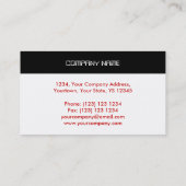 Circuit Red 2 "IT-consultant"-visitekaartje Visitekaartje (Achterkant)