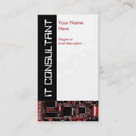 Circuit Red 2 "IT-consultant"-visitekaartje Visitekaartje
