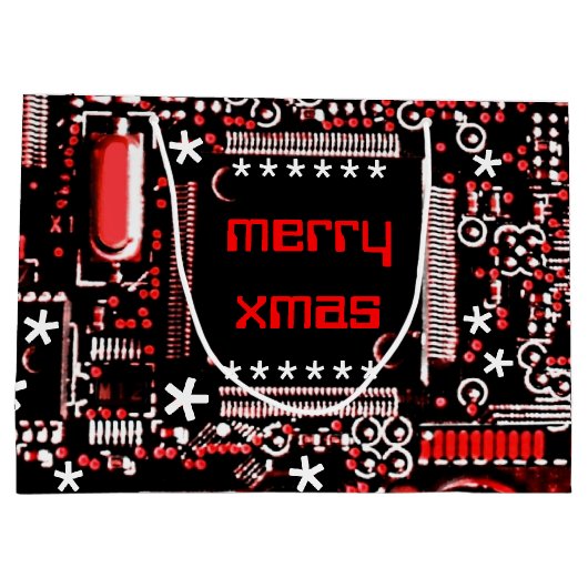 Circuit Red 2 Merry Xmas groot Groot Cadeauzakje (Achterkant)