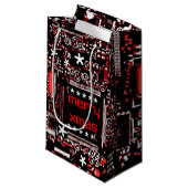 Circuit Red 2 Merry Xmas klein Cadeauzakje (Voorkant Gekanteld)
