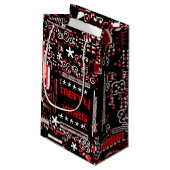 Circuit Red 2 Merry Xmas klein Cadeauzakje (Achterkant Gekanteld)