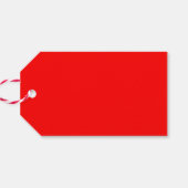 Circuit Red 2 'Merry Xmas' rood terug Cadeaulabel (Achterkant Horizontaal)
