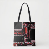 Circuit Red 2 over de canvas tas (Voorkant)