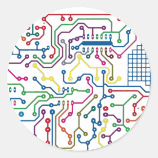 Circuit Ronde Sticker