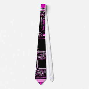 Circuit Roze stropdas