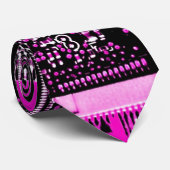 Circuit Roze stropdas (Opgerold)