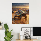 Circuit Schildpad Zonne Duinen Poster (Thuiskantoor)