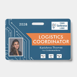 Circuit Tech Event Coordinator Photo ID Badge
