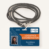 Circuit Tech Summit Coordinator Photo ID Badge (Voorkant met draagriem)