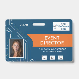 Circuit Technologie Evenement Directeur Foto ID Ba Badge