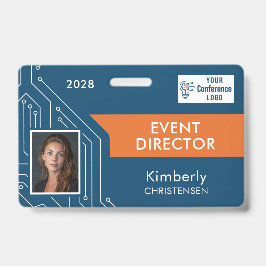Circuit Technologie Evenement Directeur Foto ID Ba Badge