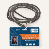 Circuit Technology Event Director Photo ID Badge (Voorkant met draagriem)