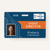 Circuit Technology Event Director Photo ID Badge (Voorkant)