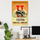Circuit Van Drente  Motorcycle Racing Poster (Thuiskantoor)