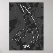 Circuit van Spa Poster (Voorkant)