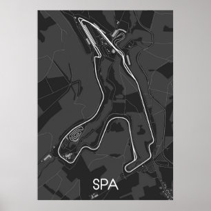 Circuit van Spa Poster