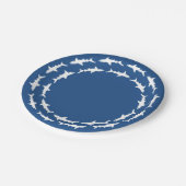 Circuit White Sharks Beach Party Happy Hour Papieren Bordje (Gekanteld)