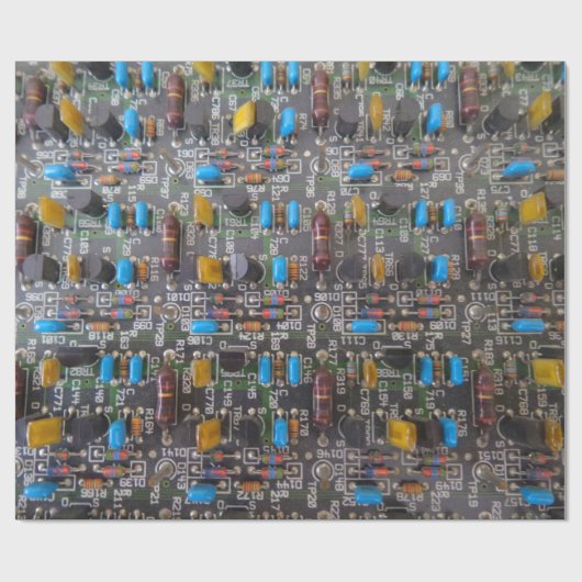 Circuit Wrapping Paper Cadeaupapier (Vlak)