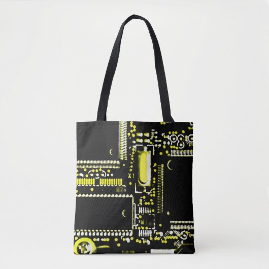 Circuit Yellow 2 over de canvas tas (Voorkant)
