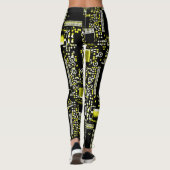 Circuit Yellow 2 over leggings (Achterkant)