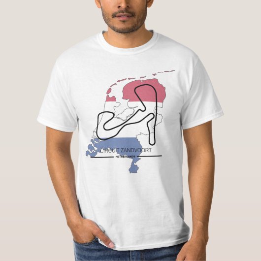 Circuit Zandvoort Formule 1 T-shirt (Voorkant)