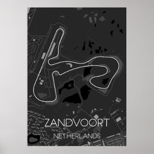Circuit Zandvoort Nederland Poster