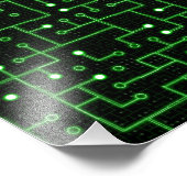 Circuitboard Foto Afdruk (Hoek)