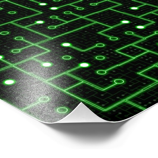 Circuitboard Foto Afdruk (Hoek)