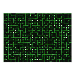 Circuitboard Foto Afdruk