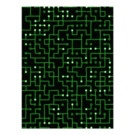 Circuitboard - perfect poster (Voorkant)
