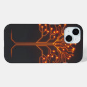 Circuitboom: De Digitale Wortels van Natuur's Netw Case-Mate iPhone Case (Achterkant (horizontaal))
