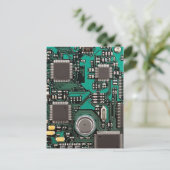 Circuitbord Briefkaart (Staand voorkant)