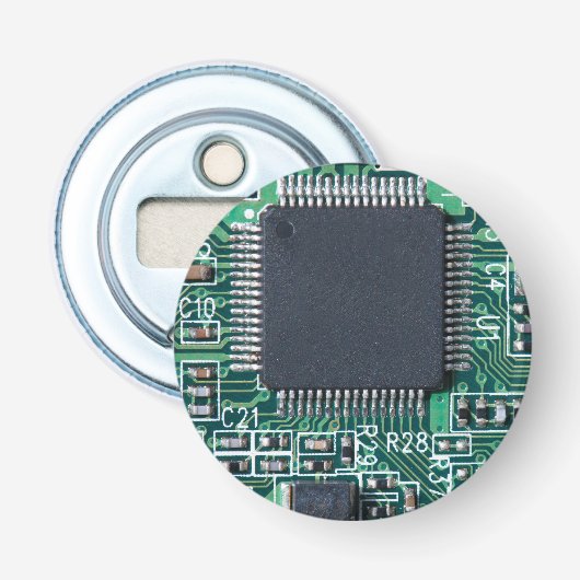 Circuitbord Button Flesopener (Voorkant)